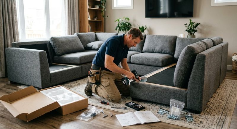 Couch Assembly in Denver County, CO