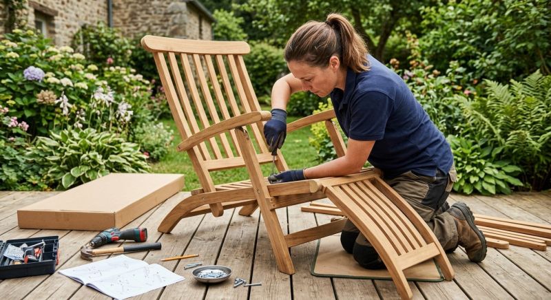 Deck Chair Assembly in Alpharetta, GA