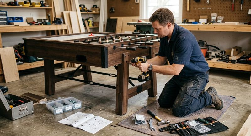 Game Table Assembly in Littleton, CO