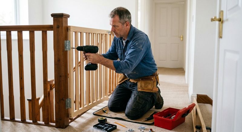Stair Gate Assembly in Denver County, CO